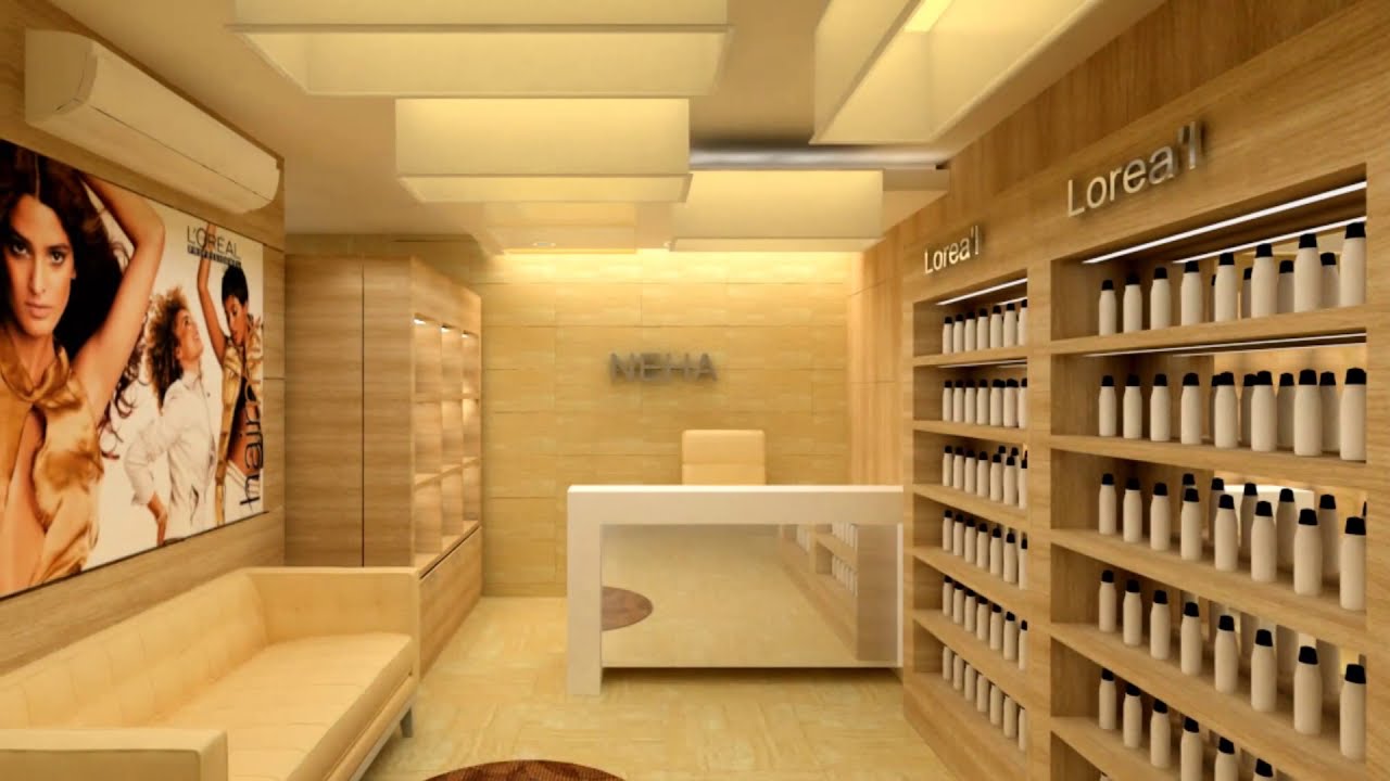 Beauty Salon & Makeup Studio Interior Design - Neha Makeup Mantra - Moradabad by VIVEA CONSULTANTS