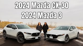 2024 Mazda 3 vs Mazda CX30  Do you REALLY need a crossover?