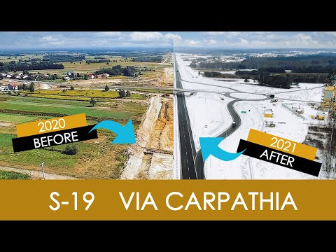 Jak wygląda droga S19 Via Carpatia przed i po wybudowaniu?