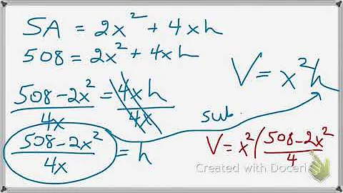 rectangular solid maximum volume