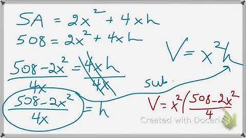 rectangular solid maximum volume