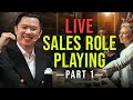 Live sales role playing at high ticket mastery with dan lok part 1