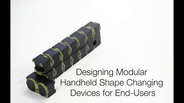 Cubimorph: Designing Modular Interactive Devices