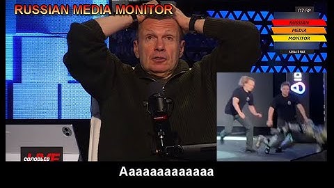 Vladimir Solovyov is furious about Russia