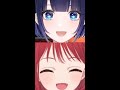 朝日南アカネちゃんと一緒に『夜に駆ける』をハモりました~!【紫槻セナ/新人Vtuber/プロプロ】#shorts