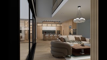 Arch Viz Interior Animation West Van Project | Chief Architect | Blender | D5 Render