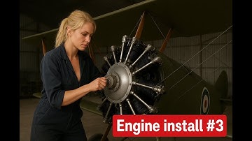 Engine install #3 Sopwith Camel