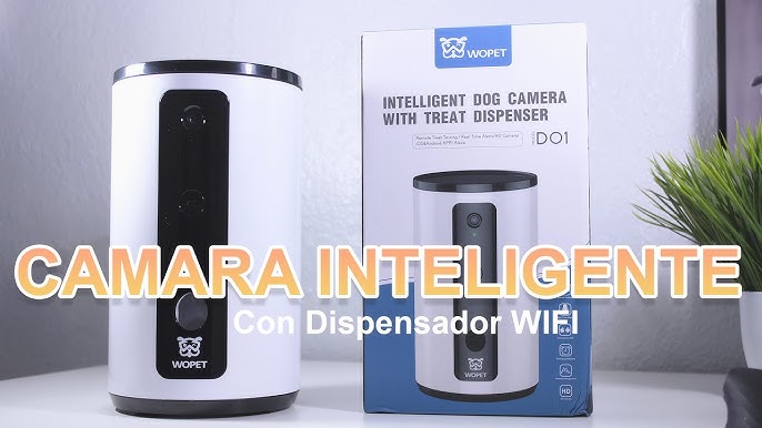NEW WOPET Smart Pet Camera:Dog Treat Dispenser DO1 WiFi Pet Camera w/ Night  View