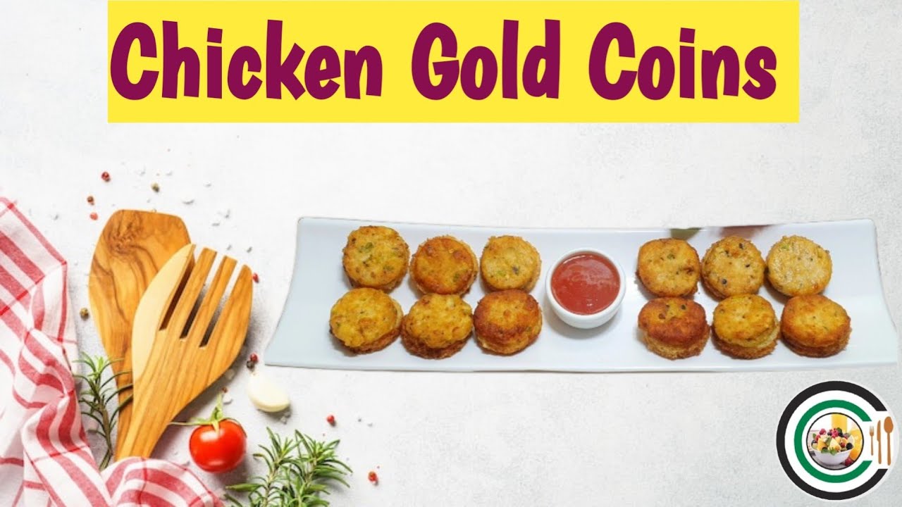 How To Make Chicken Gold Coins Recipe | Easy Chicken Starter | Chicken Gold Coins |Best appetizer