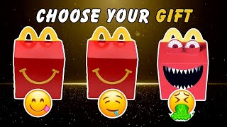 CHOOSE YOUR GIFT...❗🎁 Food & Drink Edition!😋🍔🥤#giftboxchallenge #chooseyourgift #wouldyourather