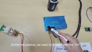 wire connection for 400w dc servo motor with controller