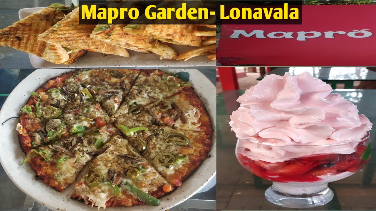 Strawberry With Fresh Cream Lonavala Mapro Garden Wood Fired Owen Pizza Youtube