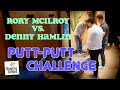 Rory McIlroy versus Denny Hamlin in Mini Golf Battle + Exploring The Puttery