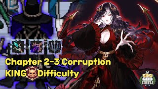 King God Castle | Corruption Chapter 2-3 King Difficulty, Ophelia Clear Guide screenshot 5