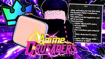 Obtaining The New OVERPOWERED 0.1% Crusader Mob (???) In Anime Crusaders!