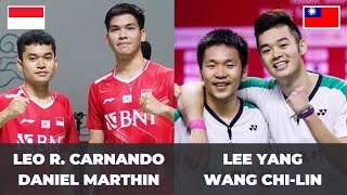 ADU KECEPATAN! Daniel Martin/Leo Carnando (INA) vs Lee Yang/Wang Chi-Lin (TPE) | Badminton Highlight