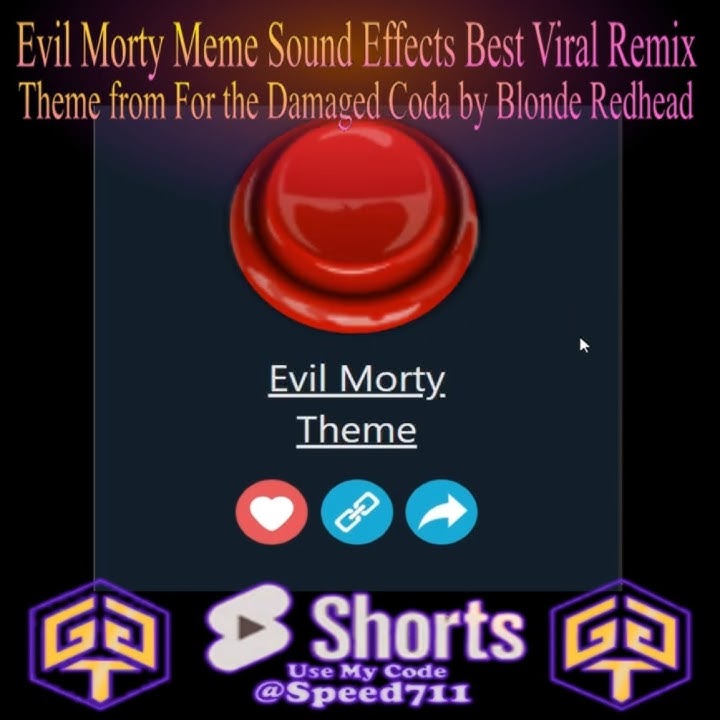 Sound Effects Evil Morty Theme Meme Moan Remix from For the Damaged Coda by Blonde Redhead Viral SFX