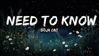 Doja Cat - Need To Know (Lyrics) | Top Best Songs