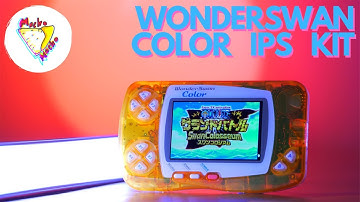 NEW IPS Kit for the WonderSwan Color is “Wondrous”! | Installation Tutorial and Review | Retro Renew