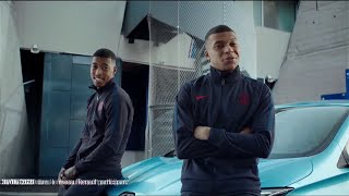 Nouvelle Renault Zoe (Kylian Mbappé & Presnel Kimpembe) 