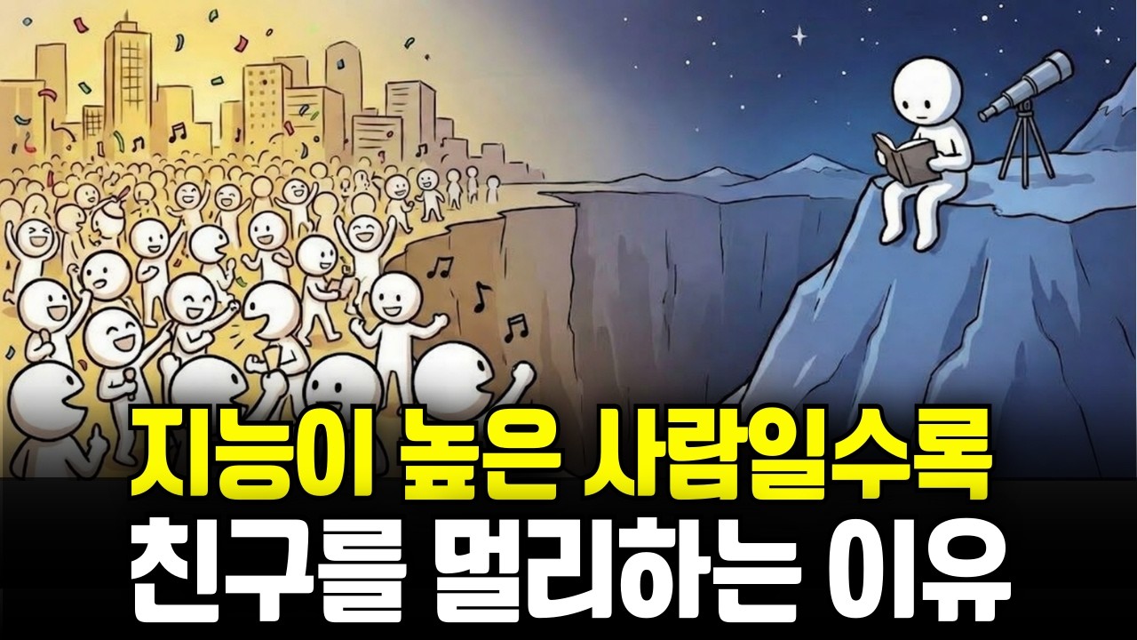 지능이 높은 사람일수록 친구를 멀리하는 이유