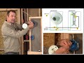 Electrical Wiring Process - Part 9 - Installing a Light with a switch leg - Come wire with us