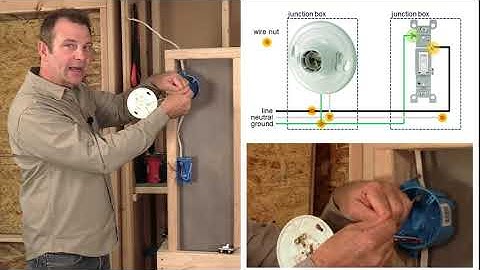 Electrical Wiring Process - Part 9 - Installing a Light with a switch leg - Come wire with us