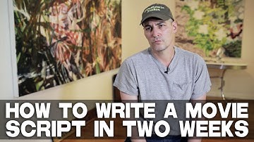How To Write A Movie Script In Two Weeks by Robert Lawton (CrowdSource Studios CEO)