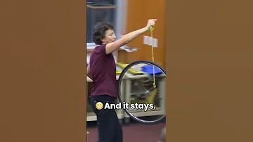 Does The Spinning Wheel Defy Gravity No It Obeys Physics Funny Fyp Reels Shorts Shortsvideo 