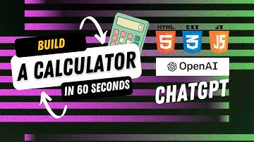 How to use ChatGPT to Build a Calculator App Using HTML, CSS and JS
