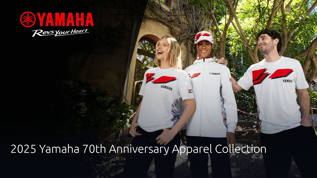 2025 Yamaha 70th Anniversary Apparel Collection - YouTube