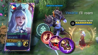 Vexana support roam in mythical honor | Patience MLBB