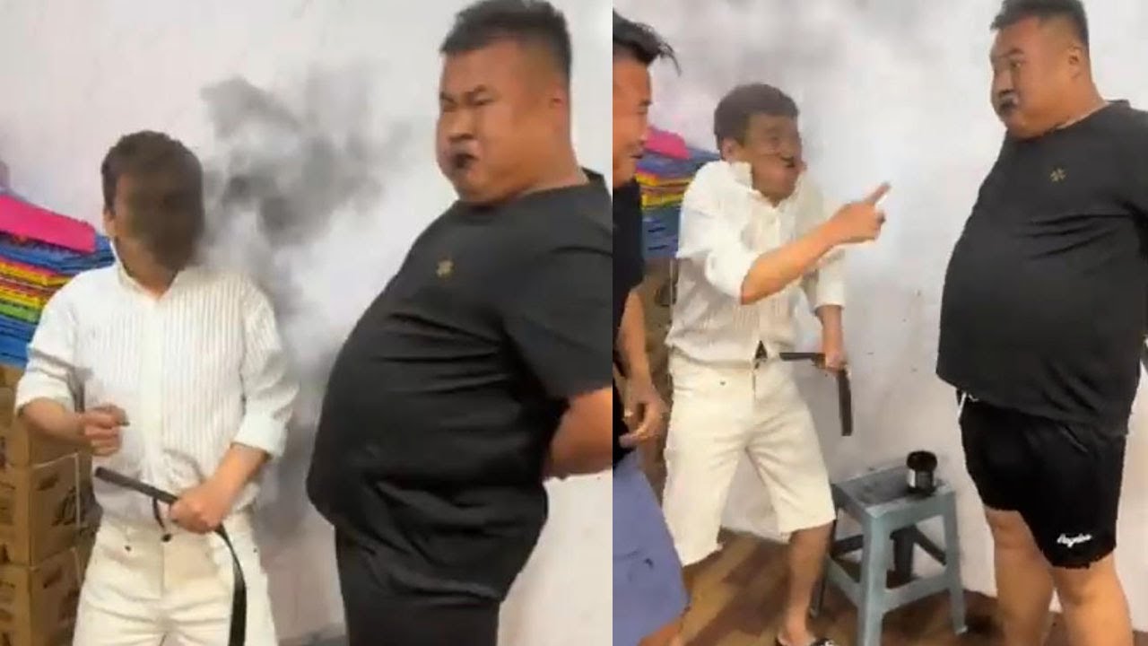 椰殼粉憋著挑戰之出其不意，看壹遍笑壹遍#funny #搞笑 #沙雕剧情