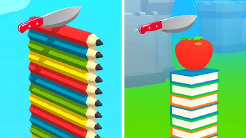 Slice It All Gameplay! Satisfying and relaxing ASMR slicing video