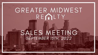 September 13th, 2022 Sales Meeting