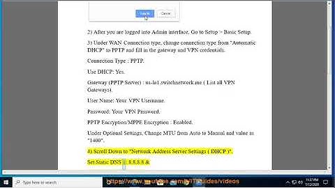 Set up SwitchVPN on DD-WRT Router via PPTP