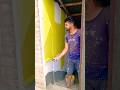 wall painting light green colour 🖌️🎨🏡#highlights #wallpainting #viralvideo #shorts #art #painter