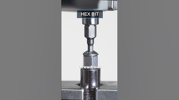 Screwdriver Bit Test - Hex Bit | Smashing Science #shorts