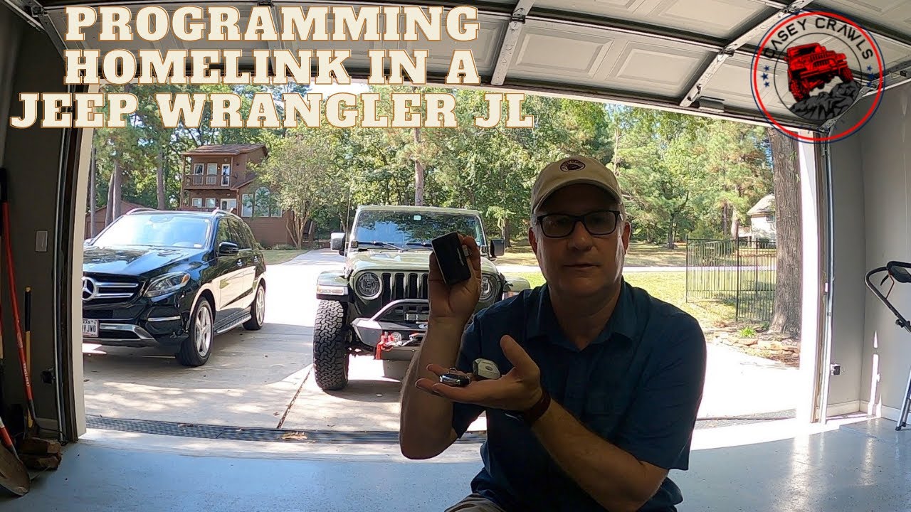 How to Program Homelink in a Jeep Wrangler JL - YouTube