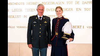 Princess Elisabeth oath as officer of Royal Military School