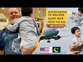 Sultan dances to welcome daddy back from the usa