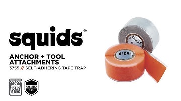 Pair Squids 3755 Self-Adhering Tape Trap with Tool Tails for Secure Tool Tethering At Heights