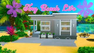 Tiny Beach Life \\ The Sims 4 \\ Speed Build \\ Tiny Living