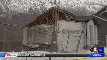 Home builder responds after homes slide down hillside in Draper