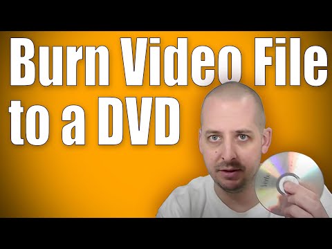 Video: How To Burn A DVD-video Disc