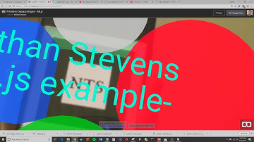 AR.js Example - 3D Sound, Custom Marker, 3D Shapes, and more