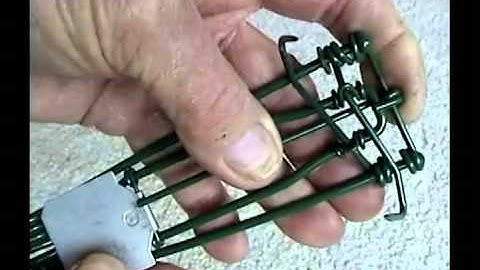 Setting a Macabee Gopher Trap
