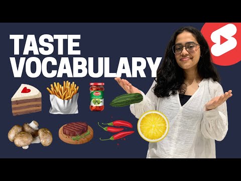 Food Taste 👅 Vocabulary | English Speaking Practice – Ananya #vocabulary #learnenglish #learnex