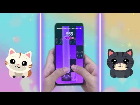 Cute Cat Tiles: Trending Music