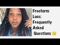 Freeform Locs: FAQs & Washing